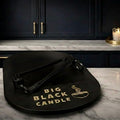 Big Black Decorative Plate